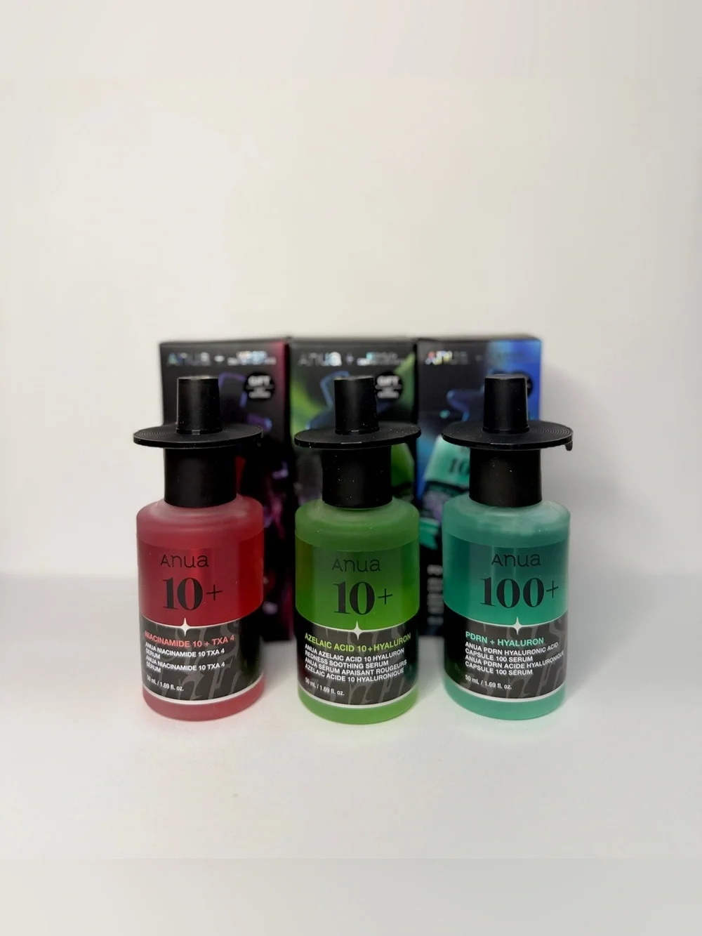 Anua Serum Bundle – Niacinamide TXA, Azelaic Acid & PDRN Hyaluron (3pcs)